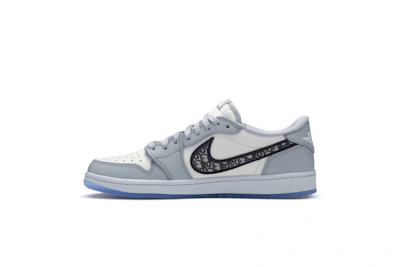 Dior x Air Jordan 1 Low 'Wolf Grey'