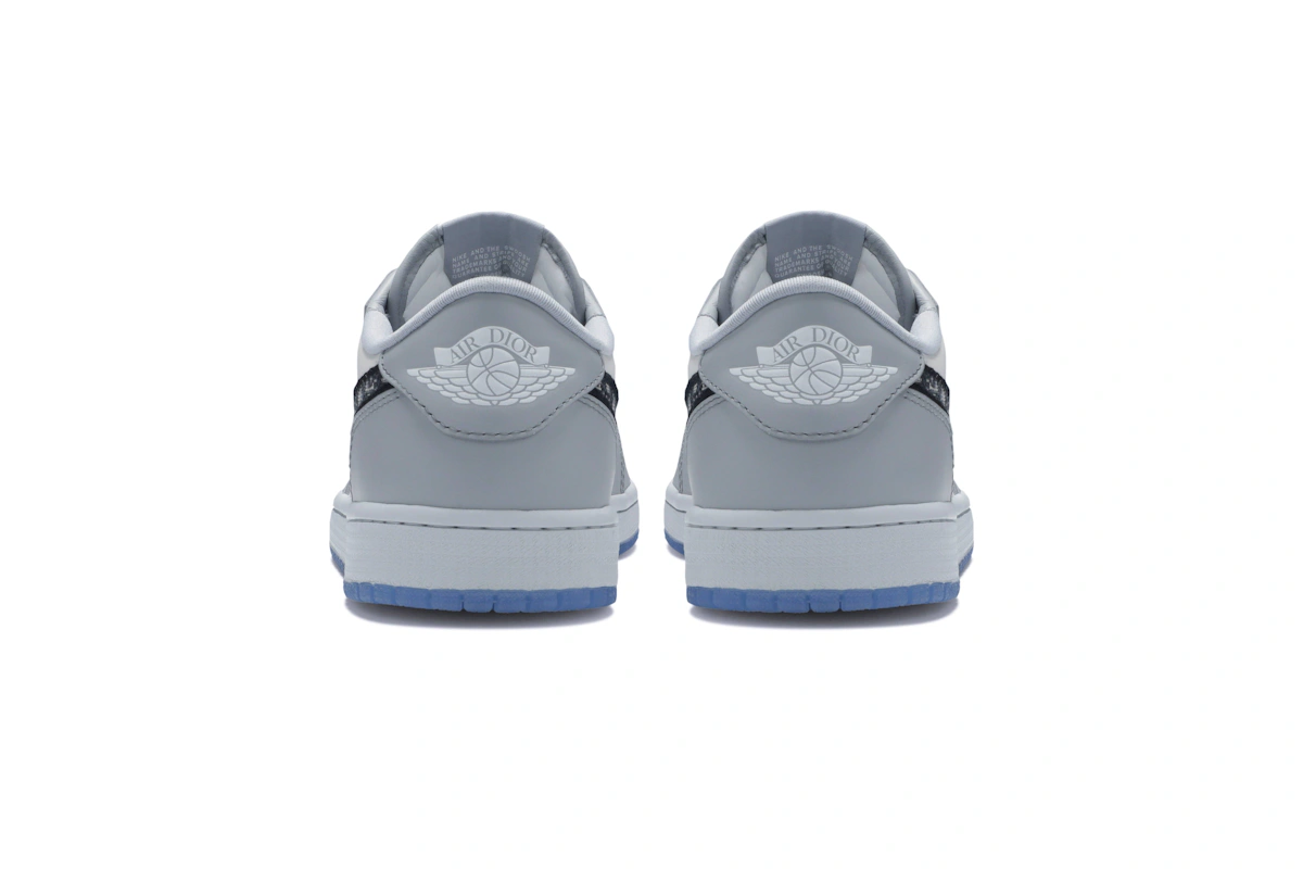 Dior x Air Jordan 1 Low 'Wolf Grey'