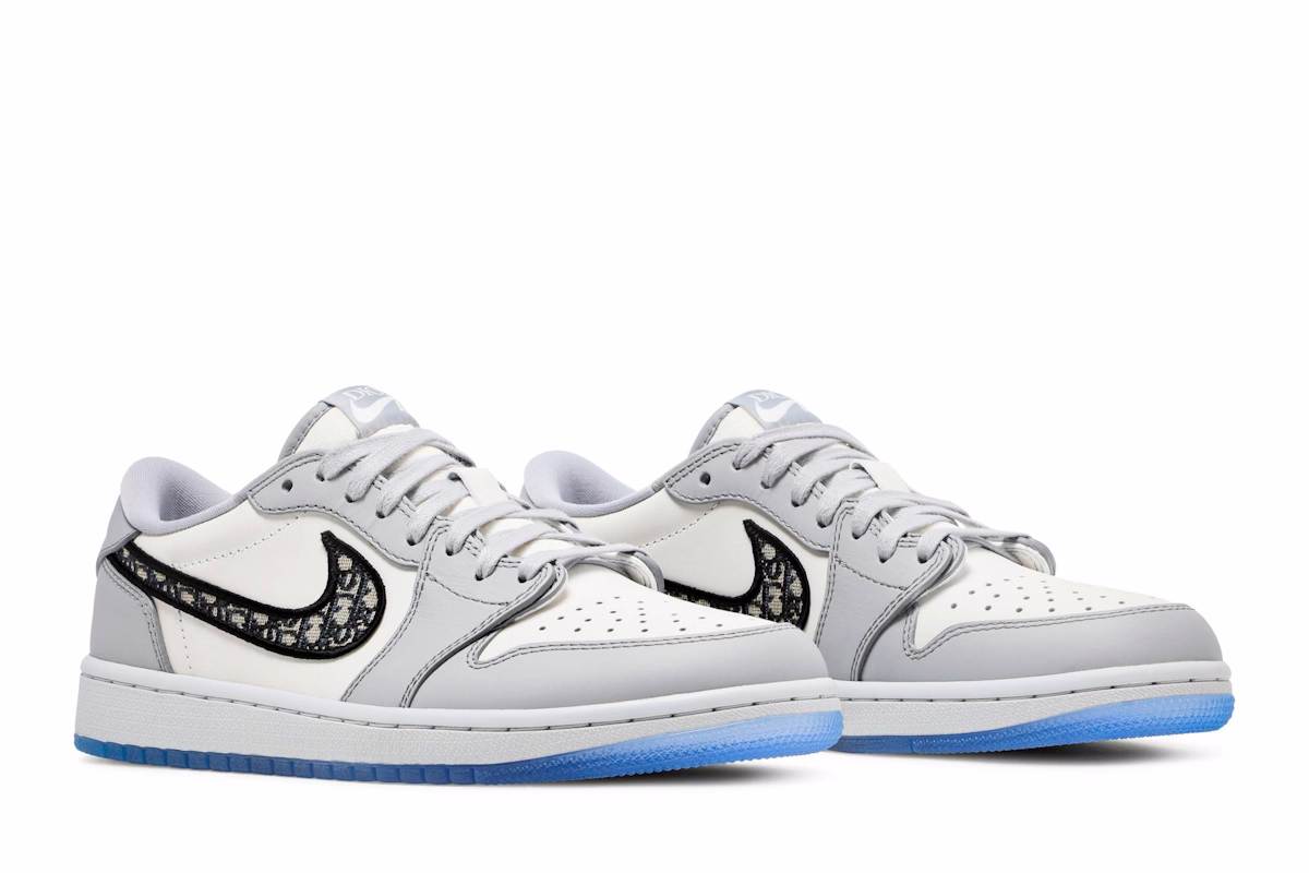 Dior x Air Jordan 1 Low 'Wolf Grey'