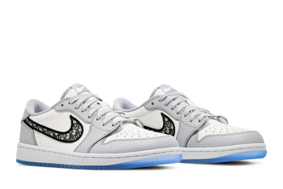 Dior x Air Jordan 1 Low 'Wolf Grey'