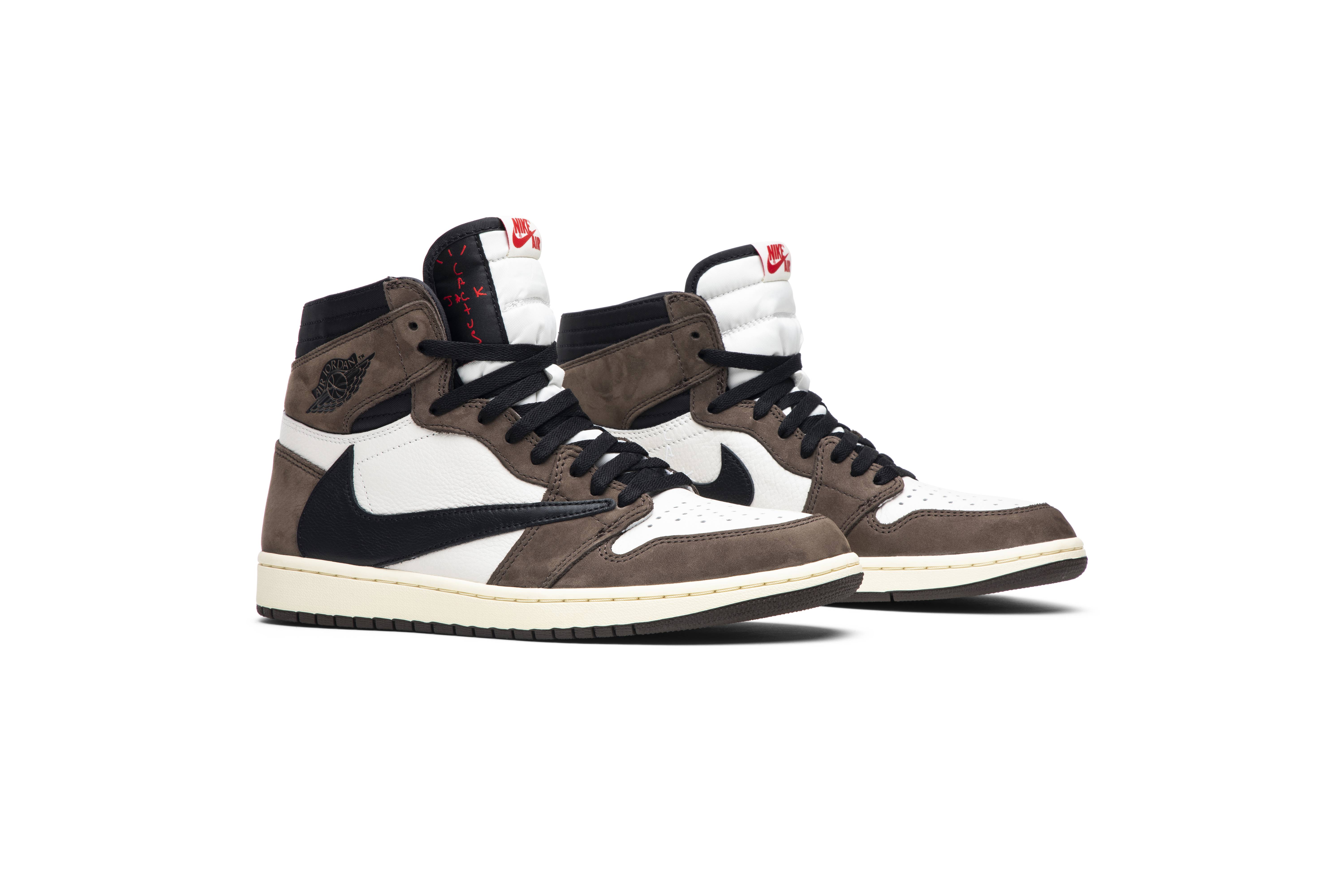 Travis Scott x Air Jordan 1 Retro High OG 'Mocha' [also worn by BTS] -  CD4487-100 - Novelship
