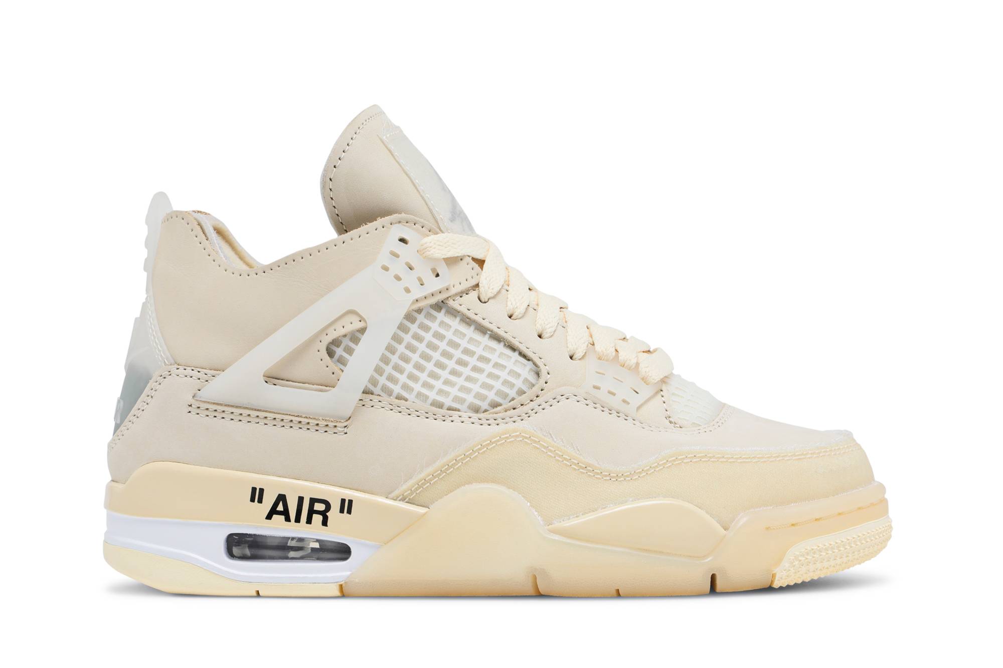 cream off white jordan 4s