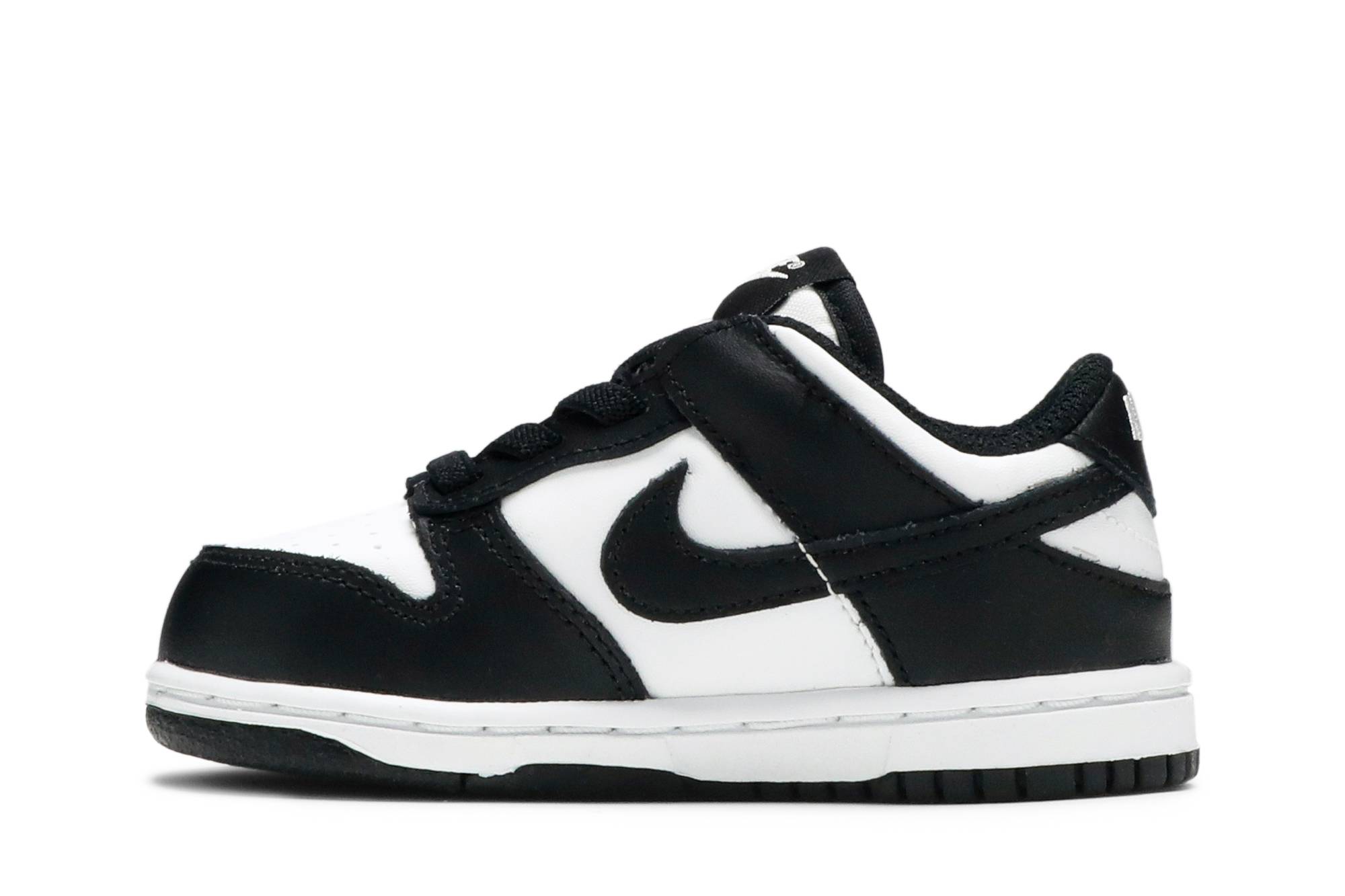 dunk low black white td