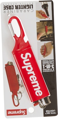Supreme Lighter Case Carabiner Red - SS22 - US