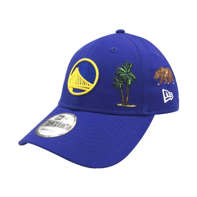 NBA x New Era 9FORTY City Logo Baseball Cap Warriors