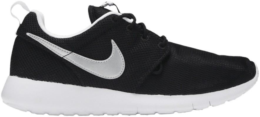 Nike roshe black and silver Clearance
