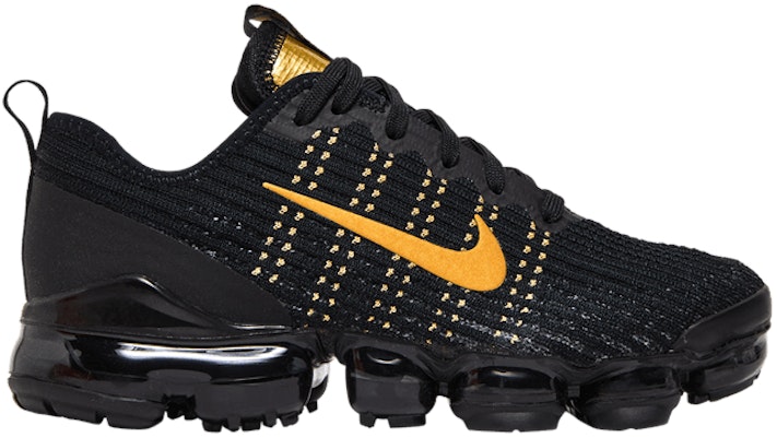 Vapormax flyknit black and yellow Clearance