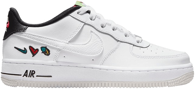 Grade School Nike Air Force 1 07 LV8 3 Peace Love Nike DM8154
