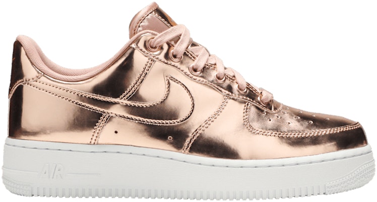 Women Nike Air Force 1 SP Metallic Rose Gold CQ6566 900