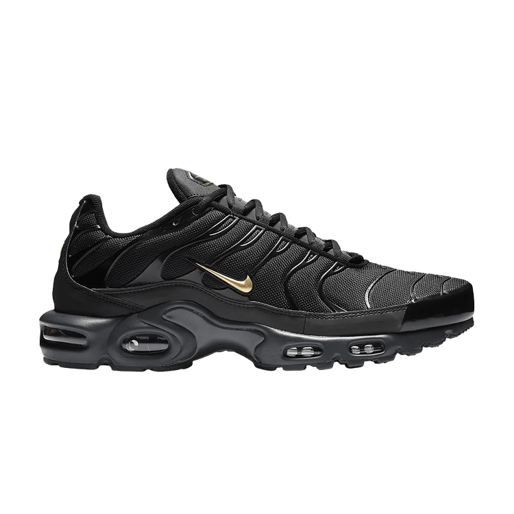 nike air tn black and gold