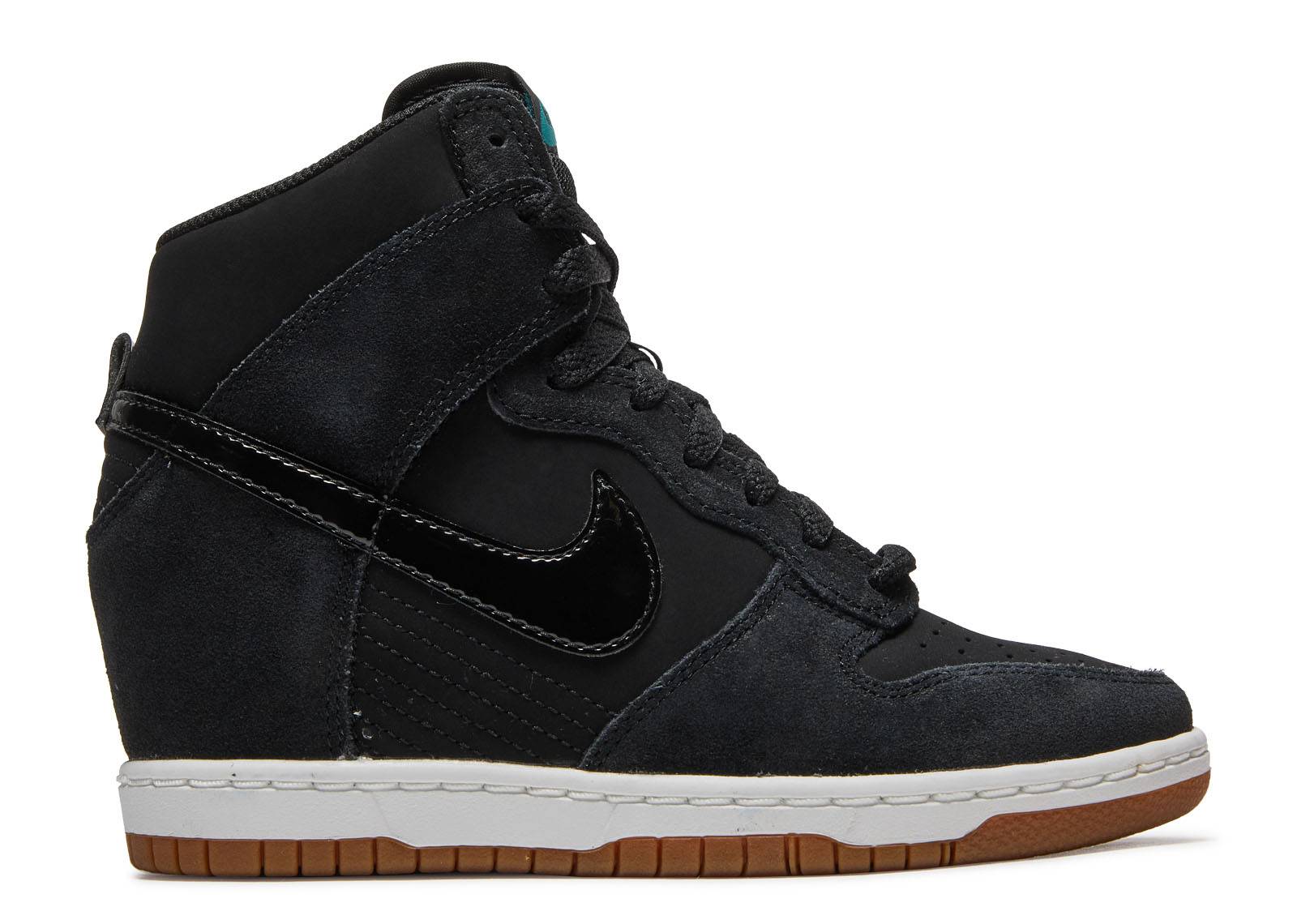 nike dunk sky hi black gum
