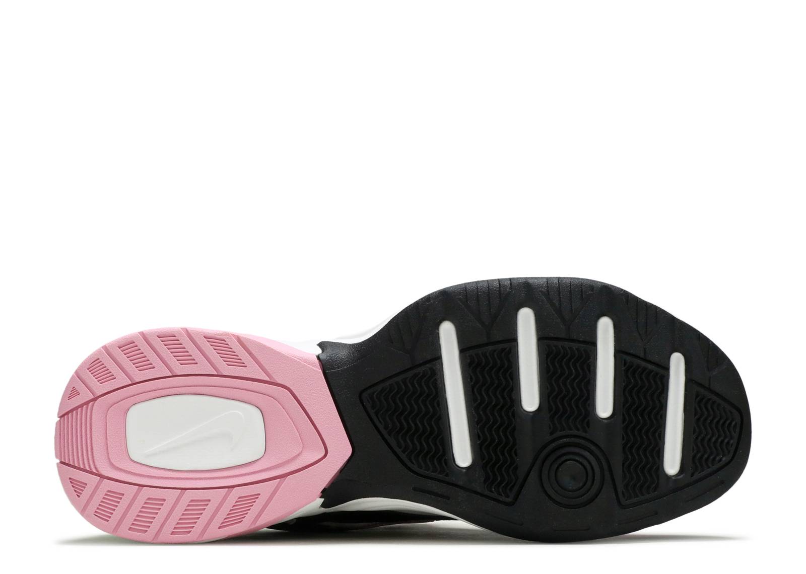 nike m2k tekno black metallic silver pink rose