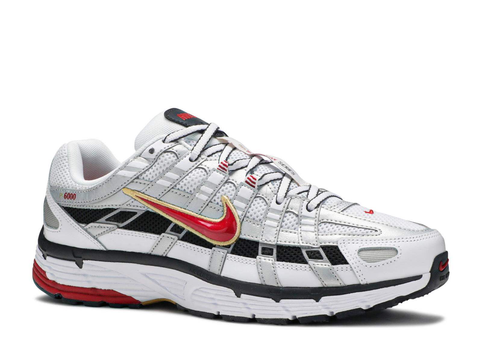 nike p6000 red silver