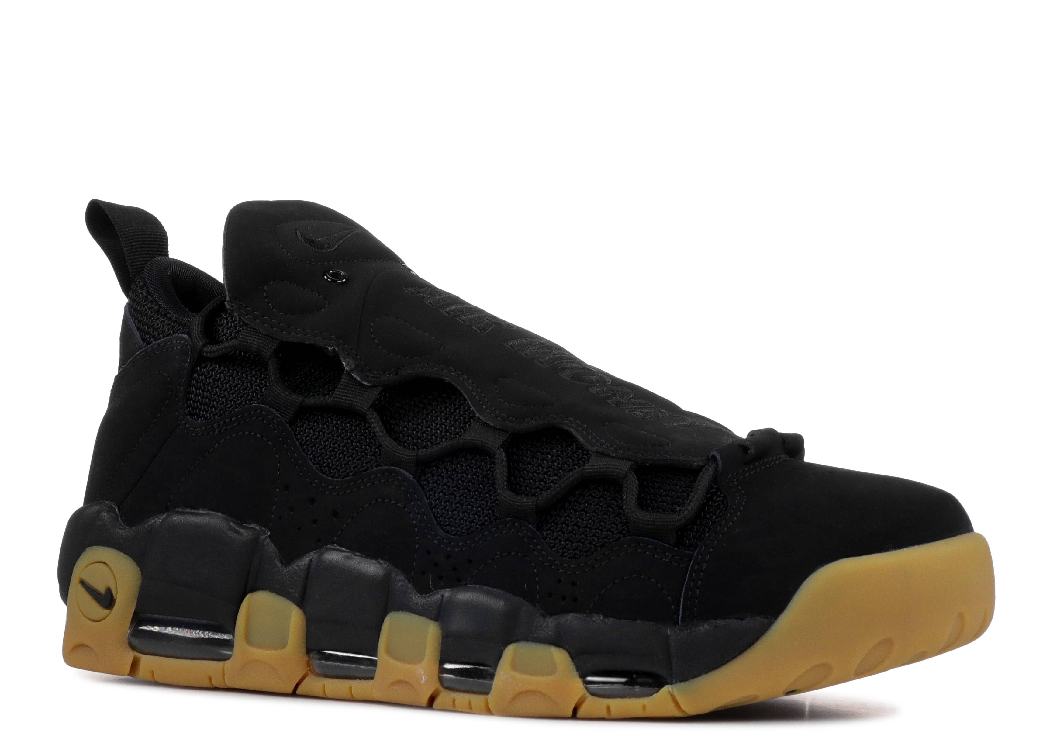 nike air more money black gum