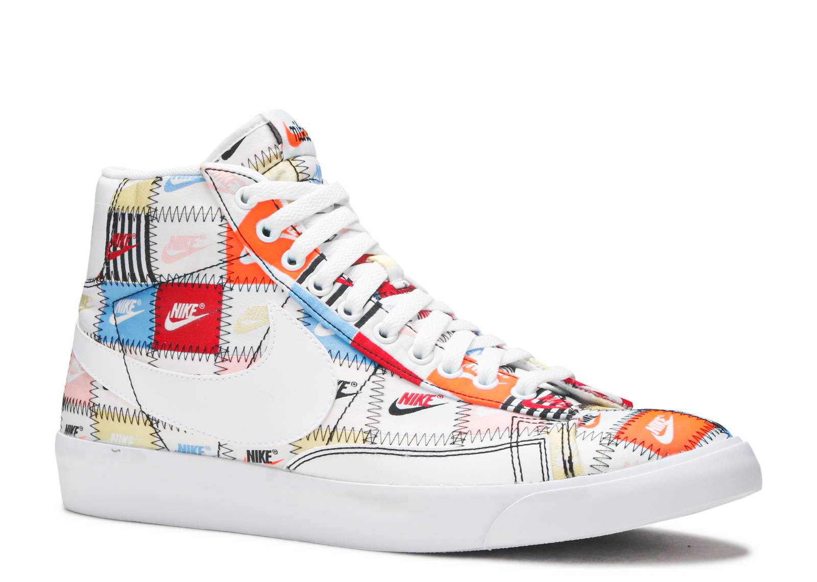 nike blazer patchwork
