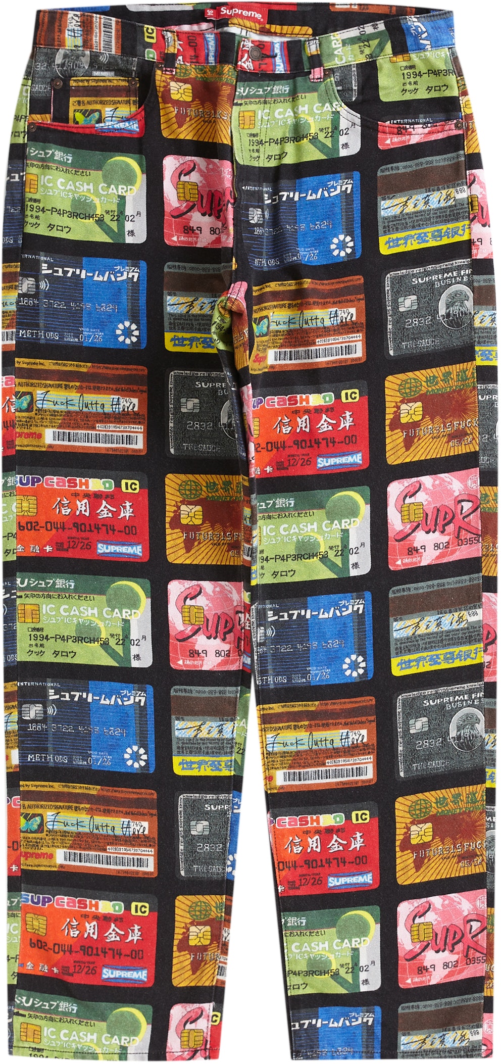 Supreme Credit Cards Regular Jean Multicolor Men's - SS22 - US
