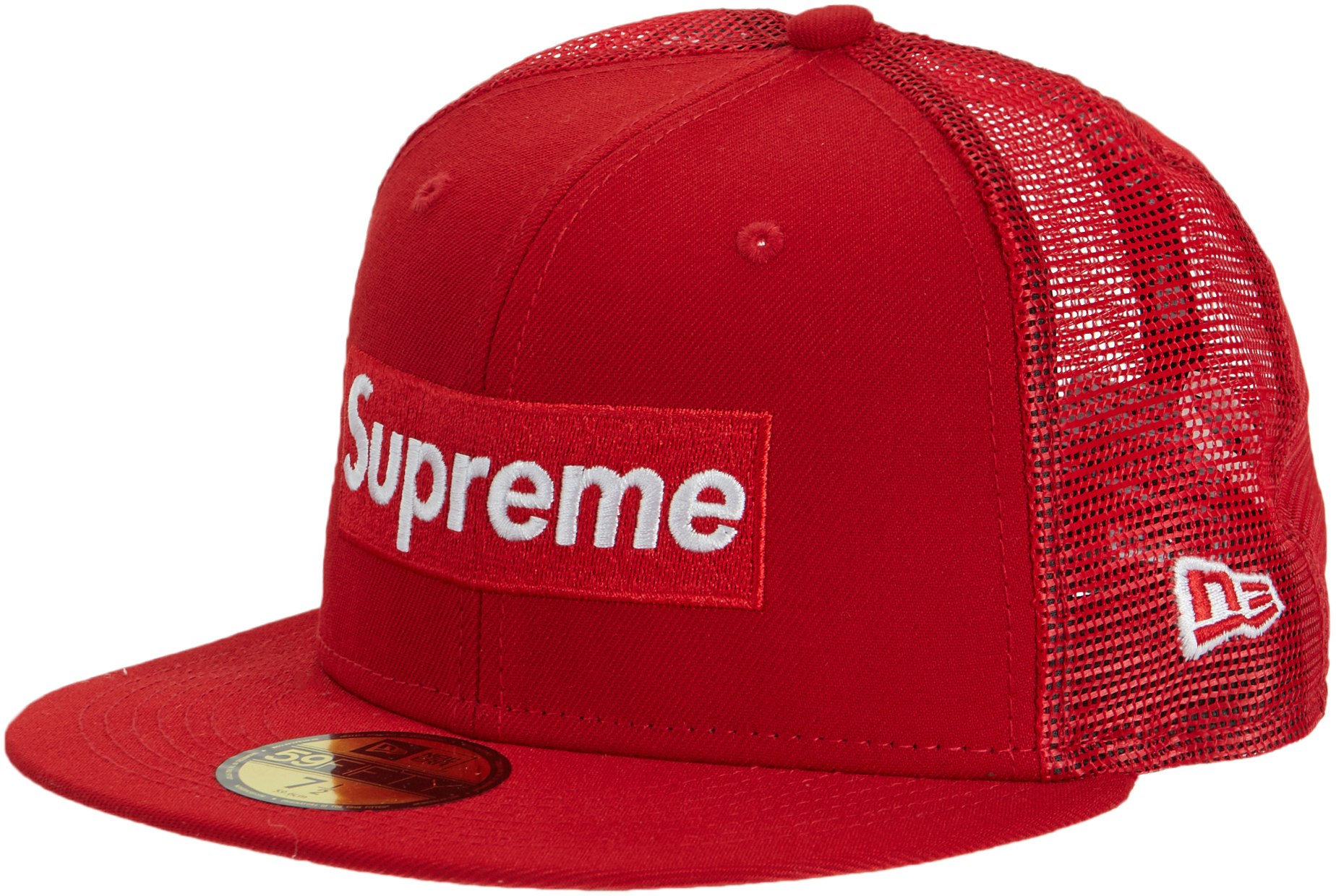 Supreme Box Logo Mesh Back New Era Red - Novelship