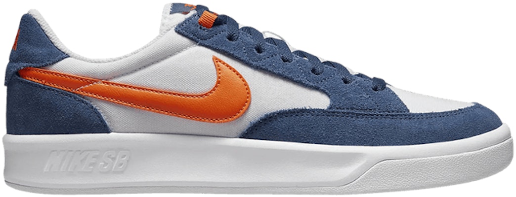 Orange and navy blue nike shoes Clearance