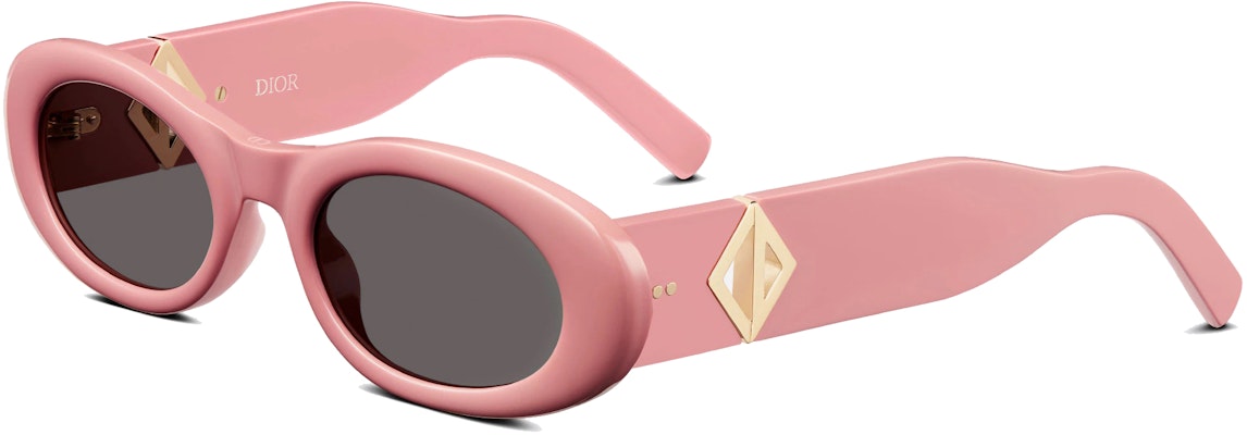 Dior x Cactus Jack CD Diamond R1I Rounded Sunglasses Pink ...
