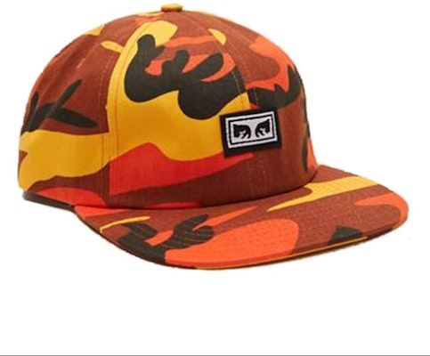 Obey Resist 6 Panel Snapback 'Orange Camo' Buy Obey Resist 6 Panel Snapback 'Orange Camo'