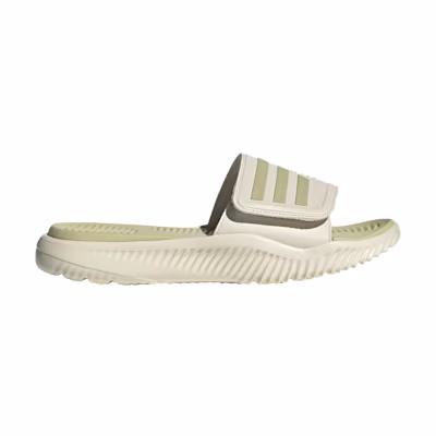adidas Alphabounce Slides 'Wonder White Sandy Beige Metallic'