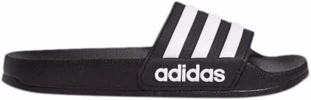 (Grade School) adidas Adilette Shower Slides 'Core Black' G27625 (Grade School) adidas Adilette Shower Slides 'Core Black' G27625
