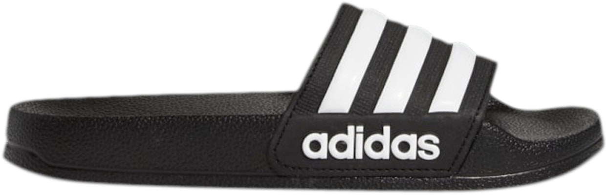 (Grade School) adidas Adilette Shower Slides 'Core Black' G27625 Buy (Grade School) adidas Adilette Shower Slides 'Core Black' G27625