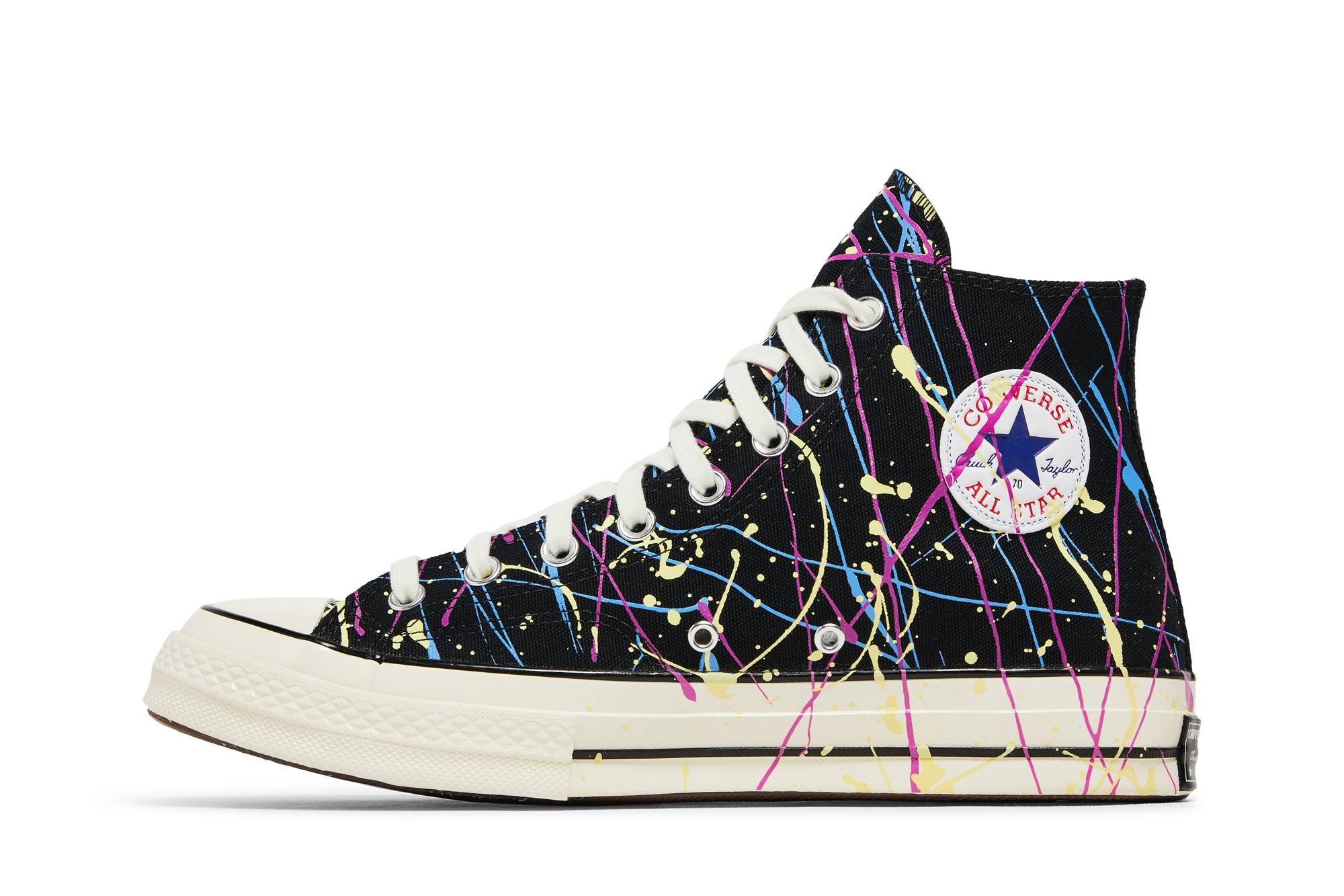 Chuck 70 High 'Paint Splatter ‑ Black' - 170801C - Novelship