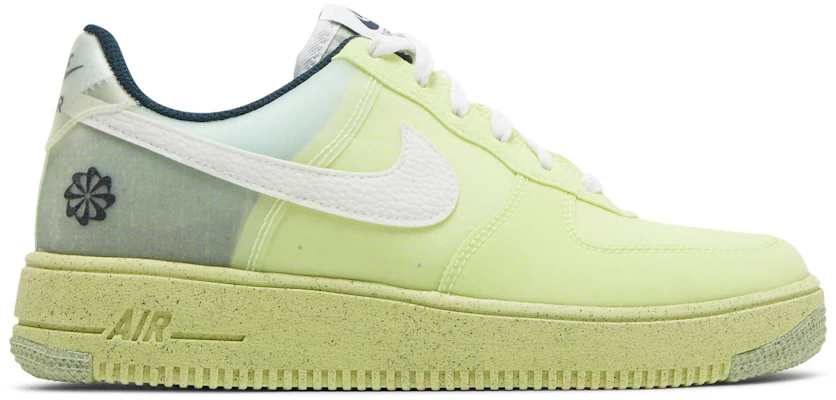 Grade School Nike Air Force 1 Crater Light Lemon Twist DH4339