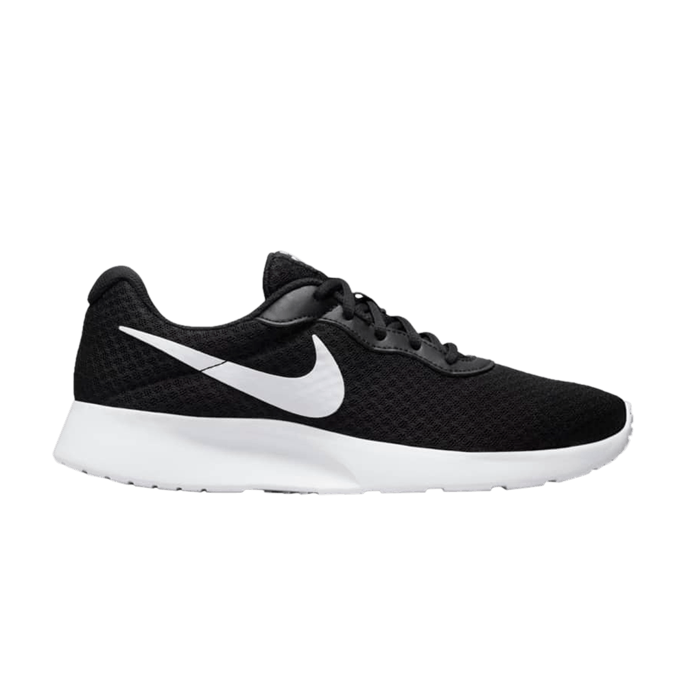 nike tanjun womens black white