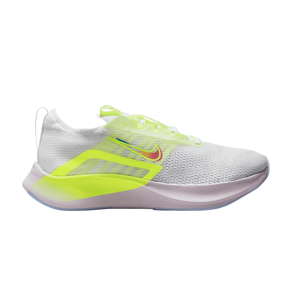 nike zoom fly white green