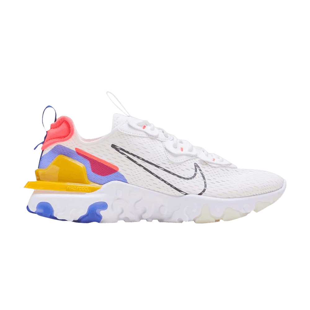 nike react vision white iridescent