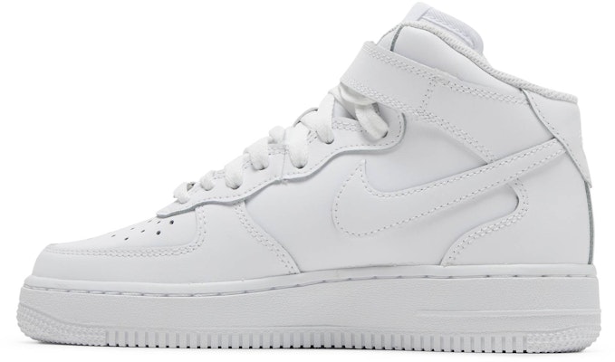 (Kanak-Kanak) Nike Air Force 1 Mid LE 'Triple White' Putih Penuh DH2933-111 Lookbook (Kanak-Kanak) Nike Air Force 1 Mid LE 'Triple White' Putih Penuh DH2933-111