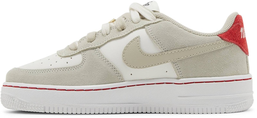 Grade School Nike Air Force 1 LV8 S50 Light Stone University Red
