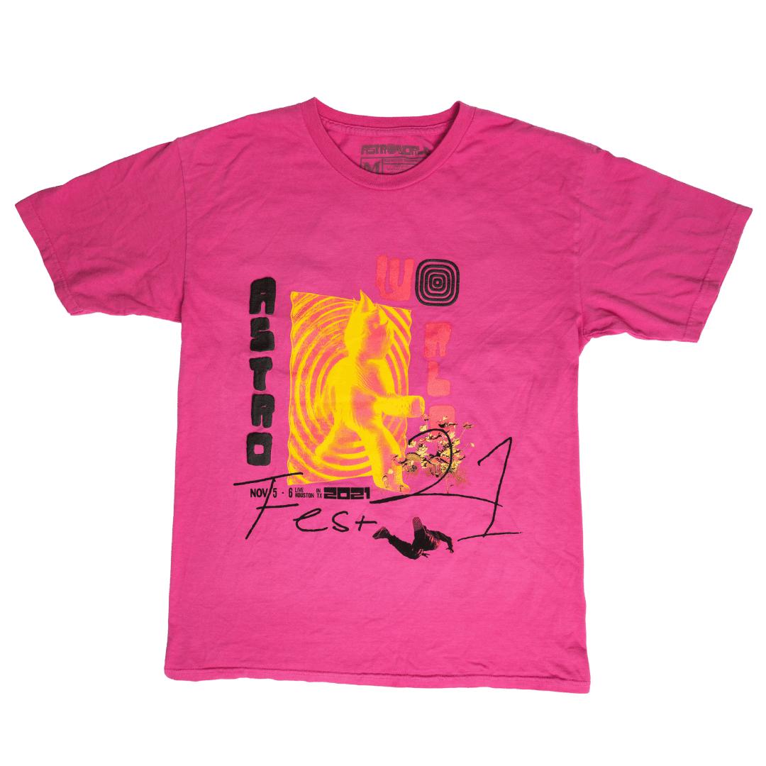 Buy Travis Scott Otherside Baju-T Pink AF21SS03