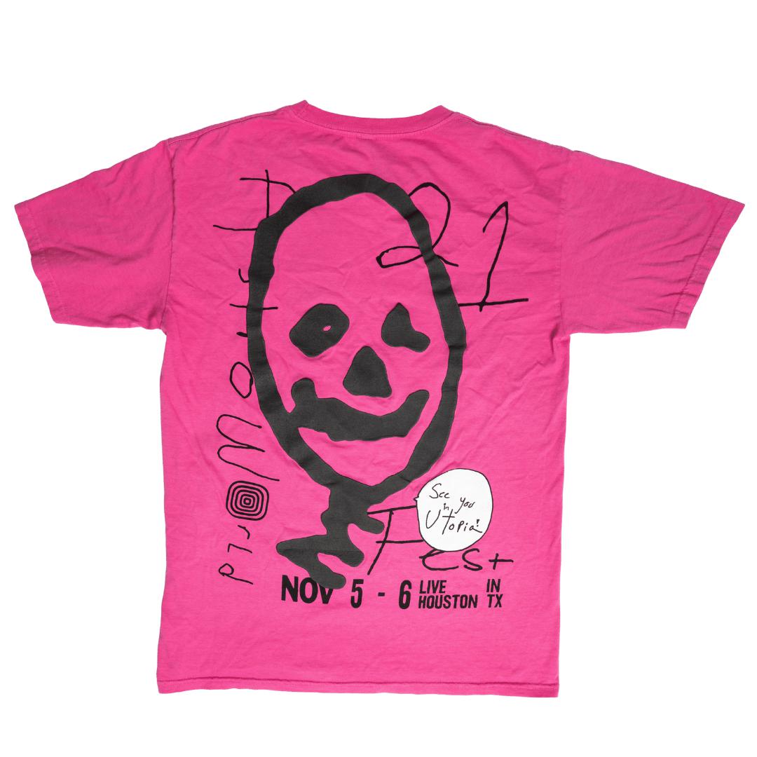 Order Travis Scott Otherside Baju-T Pink AF21SS03