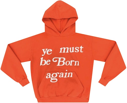 Cactus Plant Flea Market Born Again Hooded Sweatshirt Orange