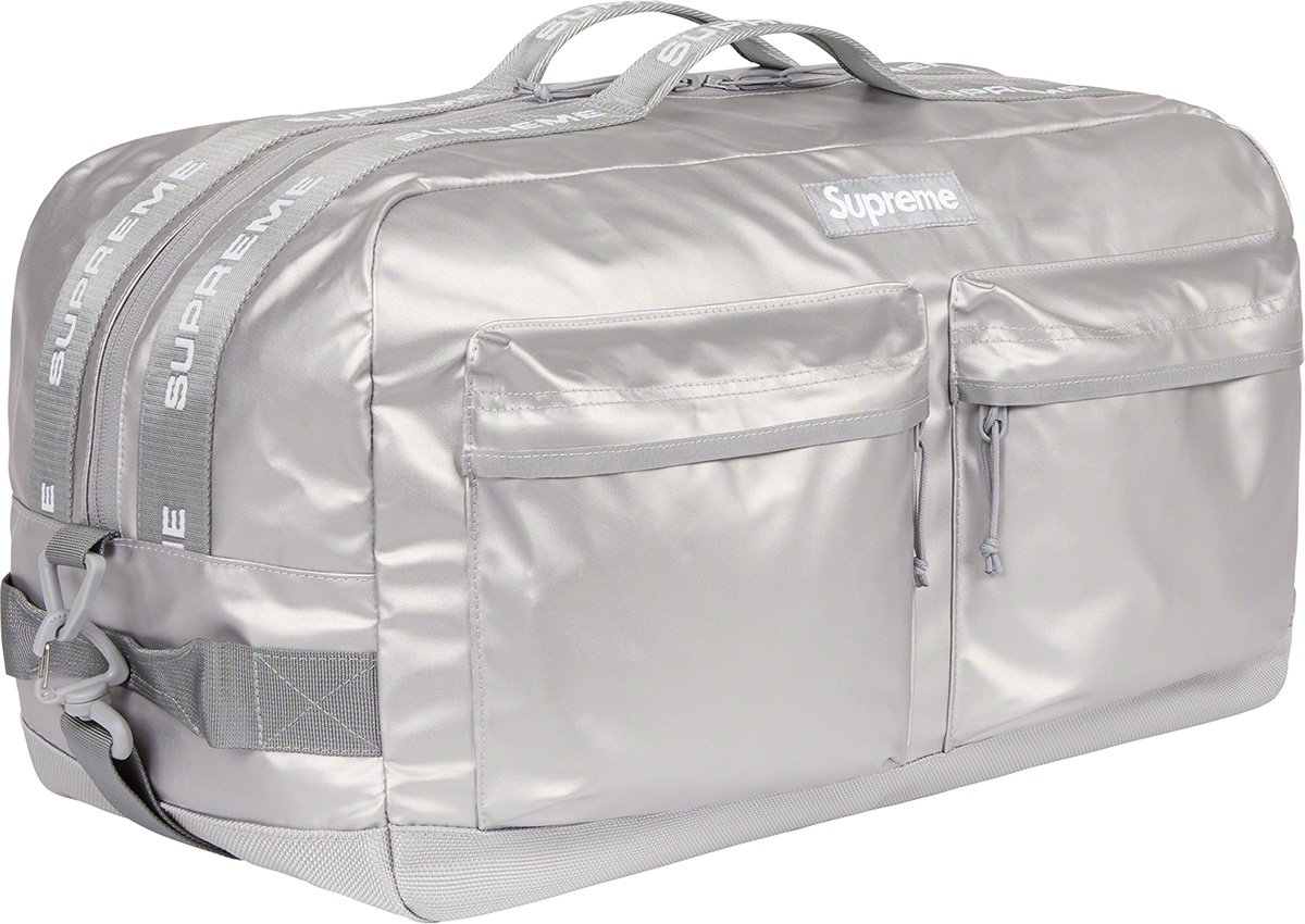 Supreme Duffle Bag (FW22) 'Silver'