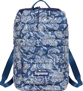 Supreme Puffer Backpack (FW22) 'Blue Paisley' Buy Supreme Puffer Backpack (FW22) 'Blue Paisley'
