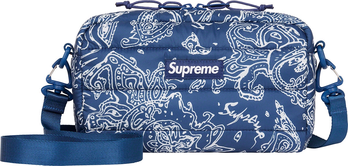 supreme-puffer-side-bag-fw-22-blue-paisley
