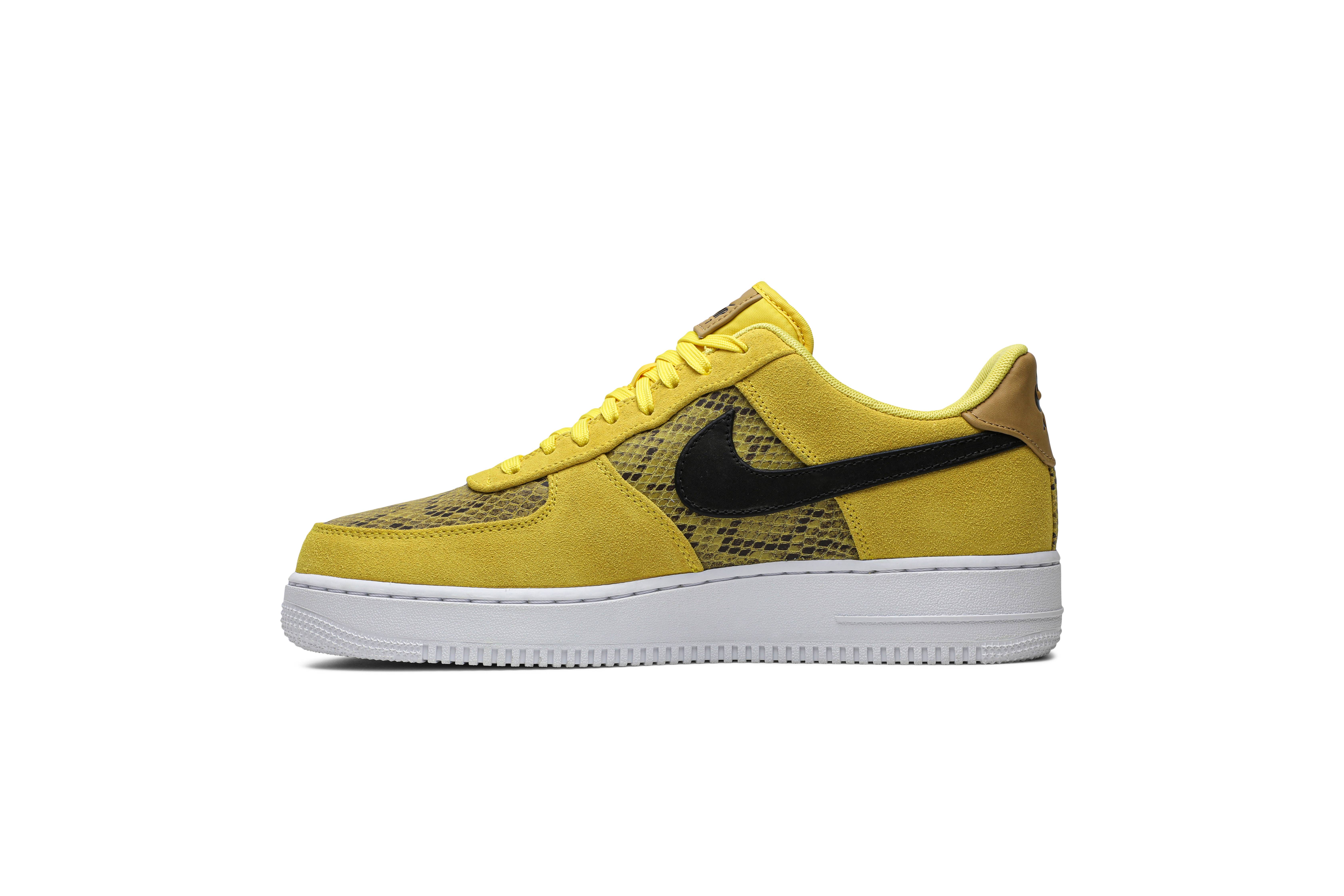 yellow snakeskin air force 1