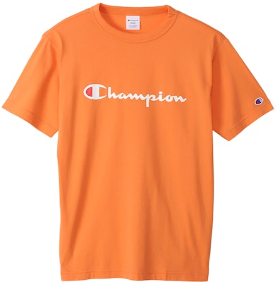 Champion Men's Short Sleeve T-Shirt 'Orange' Buy Champion Men's Short Sleeve T-Shirt 'Orange'