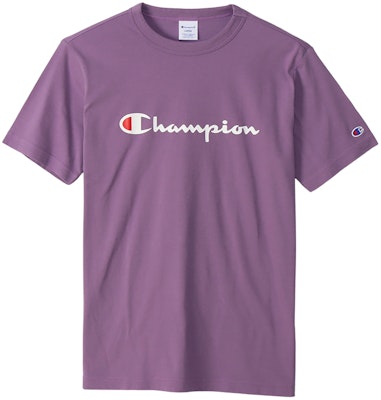 Champion Men's Short Sleeve T-Shirt 'Purple' Buy Champion Men's Short Sleeve T-Shirt 'Purple'