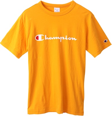 Champion Men's Short Sleeve T-Shirt 'Yellow' Buy Champion Men's Short Sleeve T-Shirt 'Yellow'