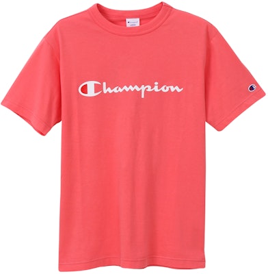 Champion Men's Short Sleeve T-Shirt 'Pink' Buy Champion Men's Short Sleeve T-Shirt 'Pink'