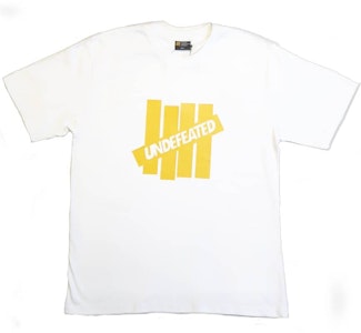 UNDEFEATED 標誌字樣款 T 恤 '白/黃' Buy UNDEFEATED 標誌字樣款 T 恤 '白/黃'