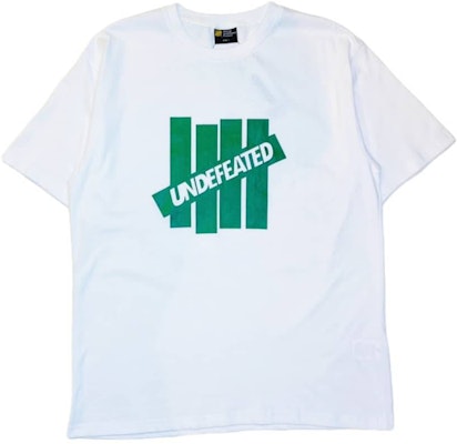 UNDEFEATED Signature Logo With Wordmark Tee 'White/Green' Buy UNDEFEATED Signature Logo With Wordmark Tee 'White/Green'