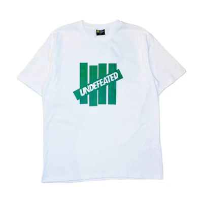 UNDFTD Signature Logo With Wordmark Tee 'White/Green'