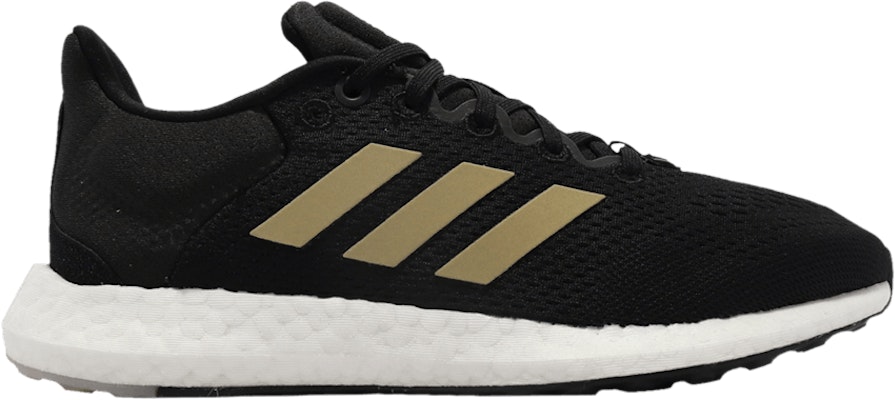 Women adidas PureBoost 21 Black Gold Metallic GZ3004 GZ3004
