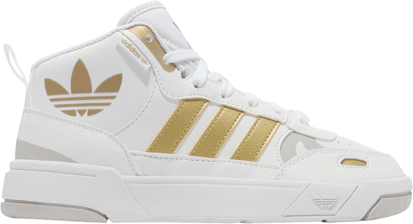 Gold adidas high best sale tops